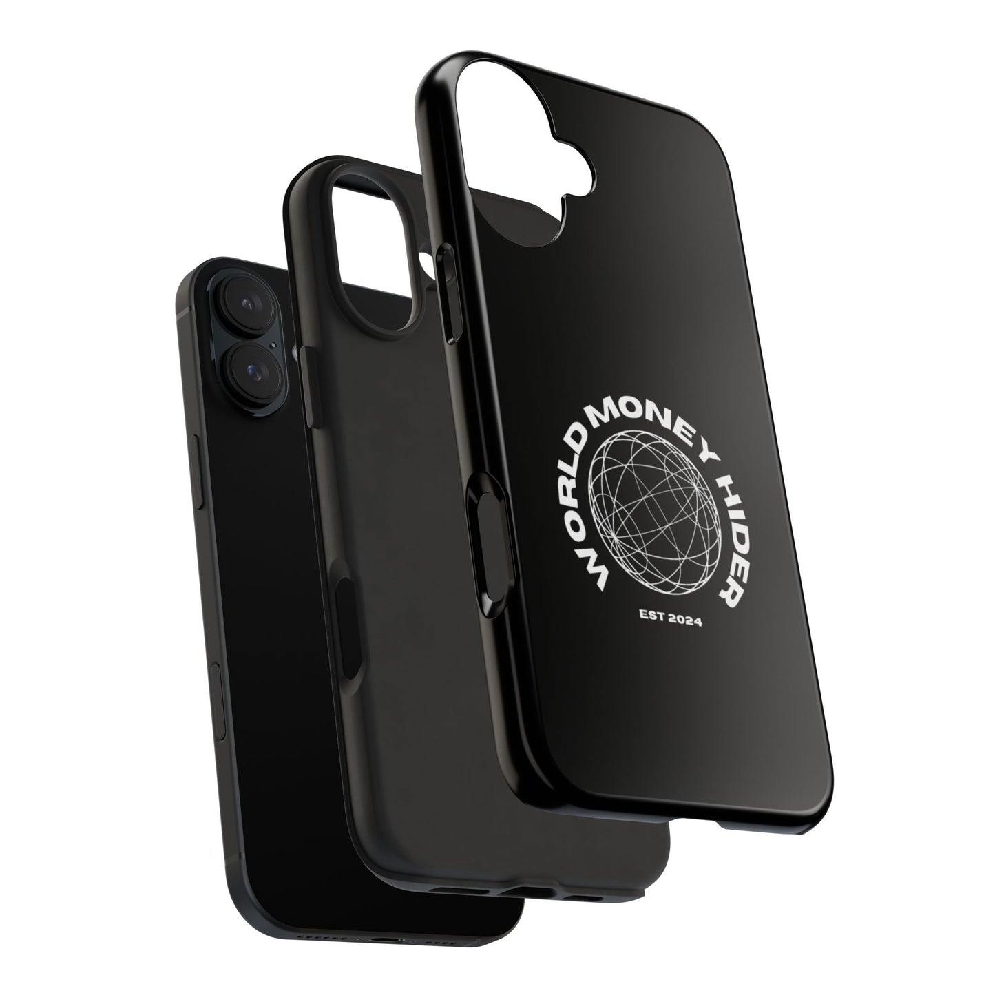 Tough Phone Case - World Money Hider Design, Perfect for Minimalist Style Lovers