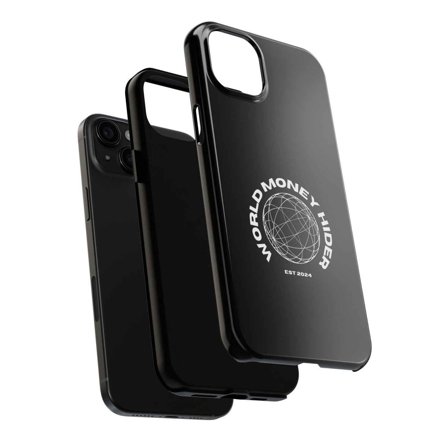 Tough Phone Case - World Money Hider Design, Perfect for Minimalist Style Lovers