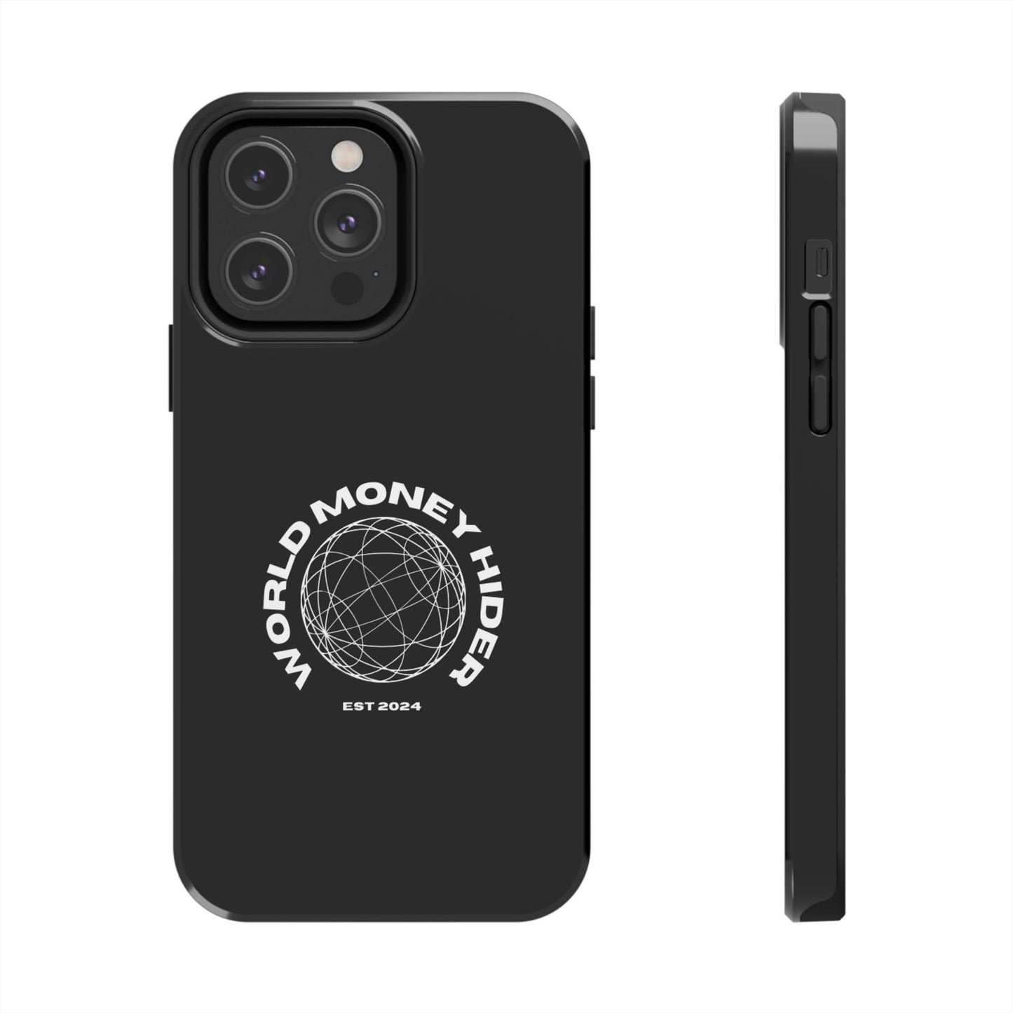 Tough Phone Case - World Money Hider Design, Perfect for Minimalist Style Lovers