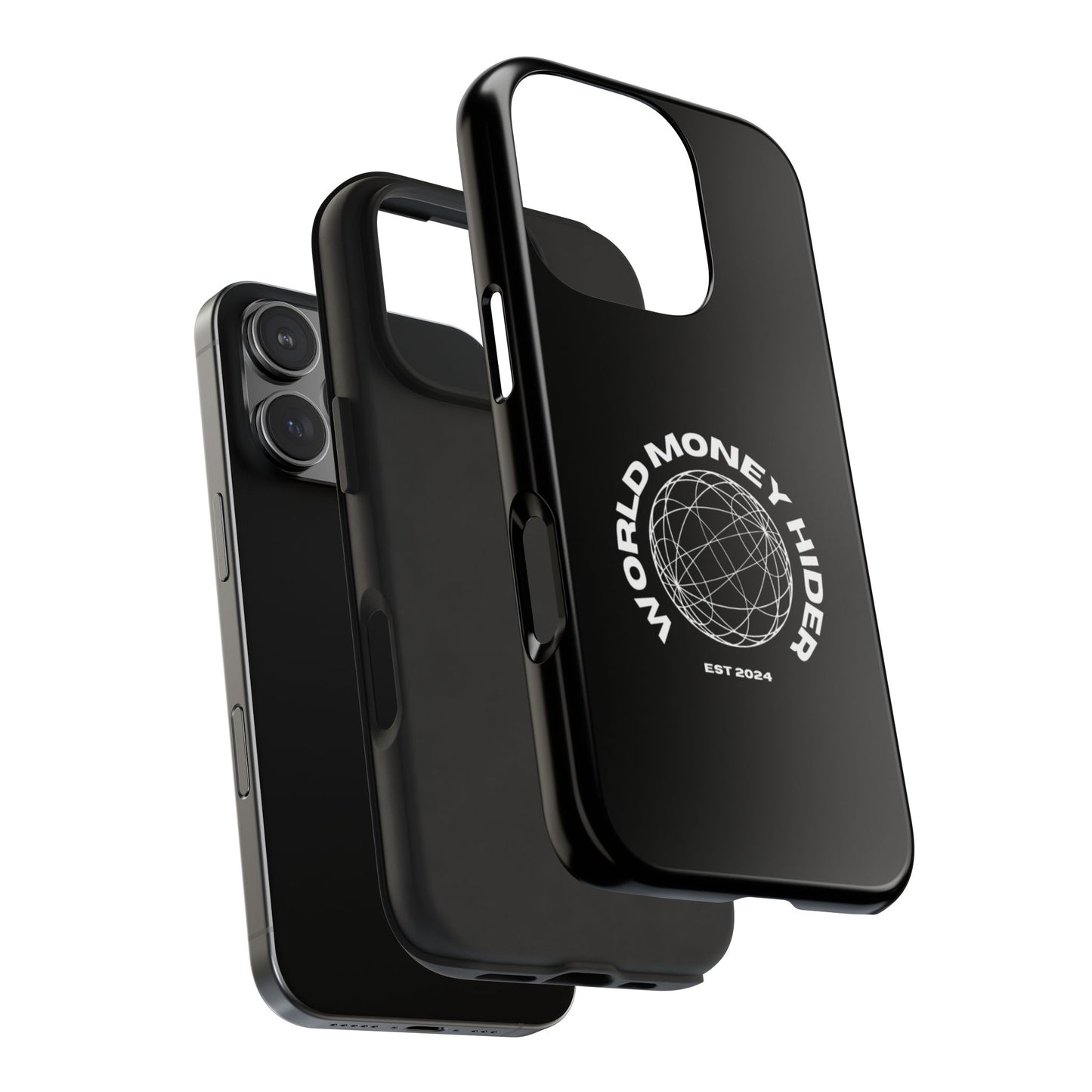 Tough Phone Case - World Money Hider Design, Perfect for Minimalist Style Lovers