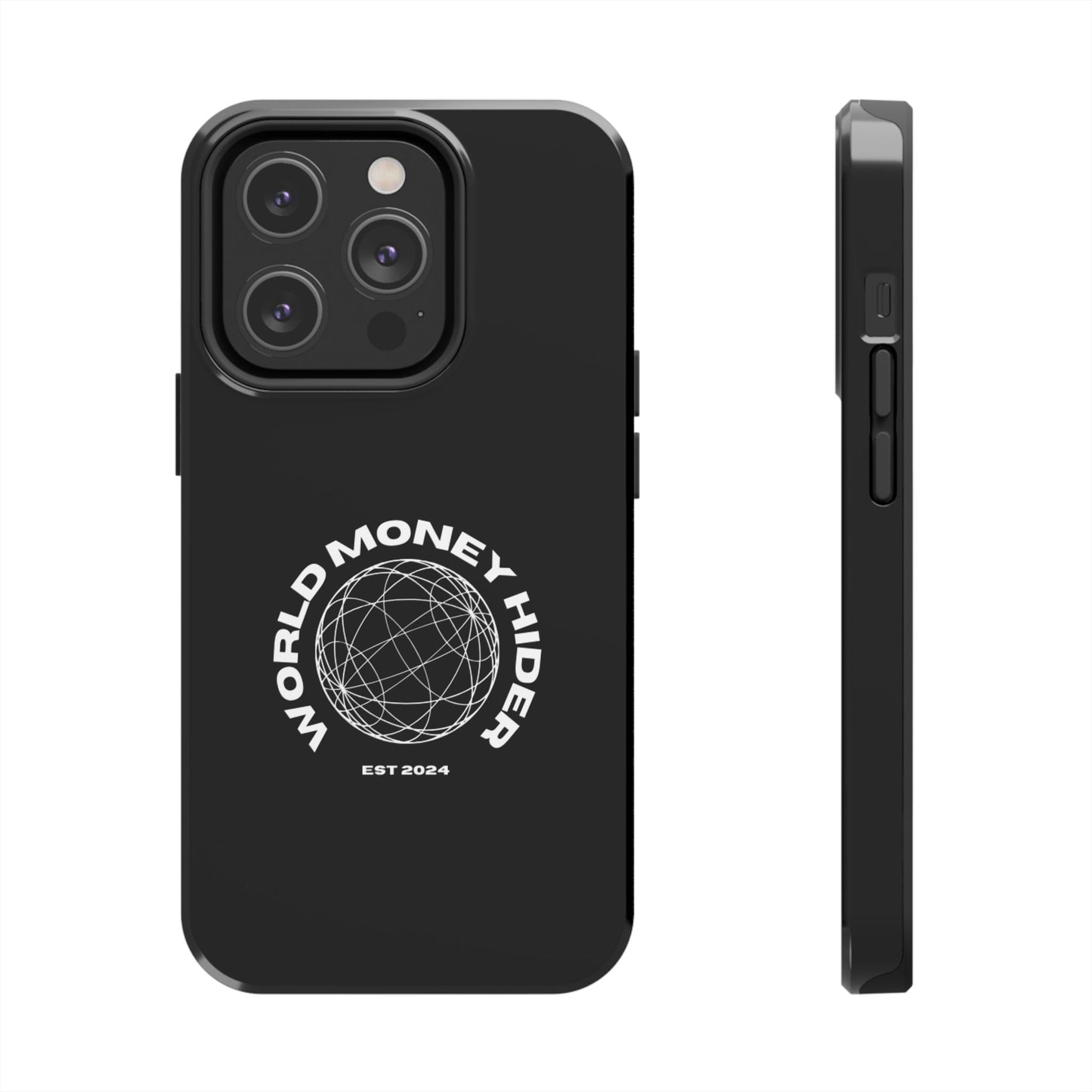 Tough Phone Case - World Money Hider Design, Perfect for Minimalist Style Lovers