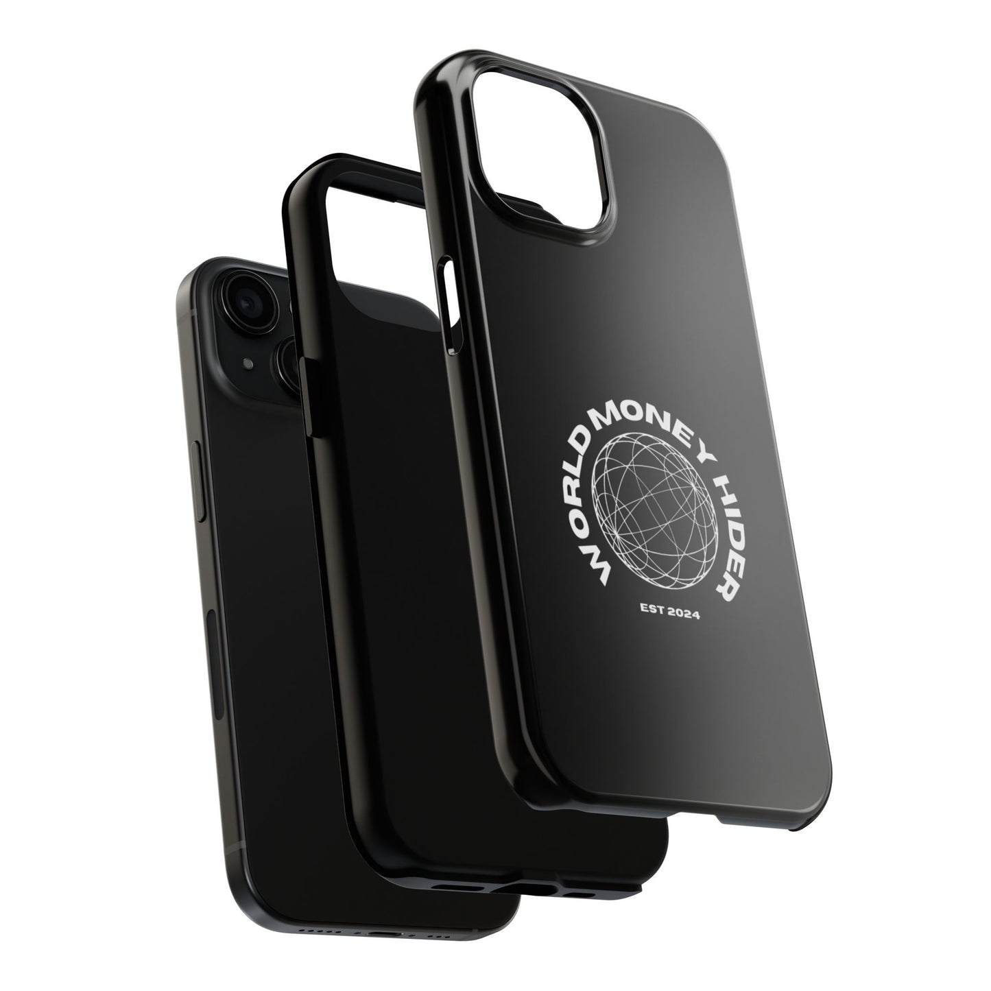 Tough Phone Case - World Money Hider Design, Perfect for Minimalist Style Lovers
