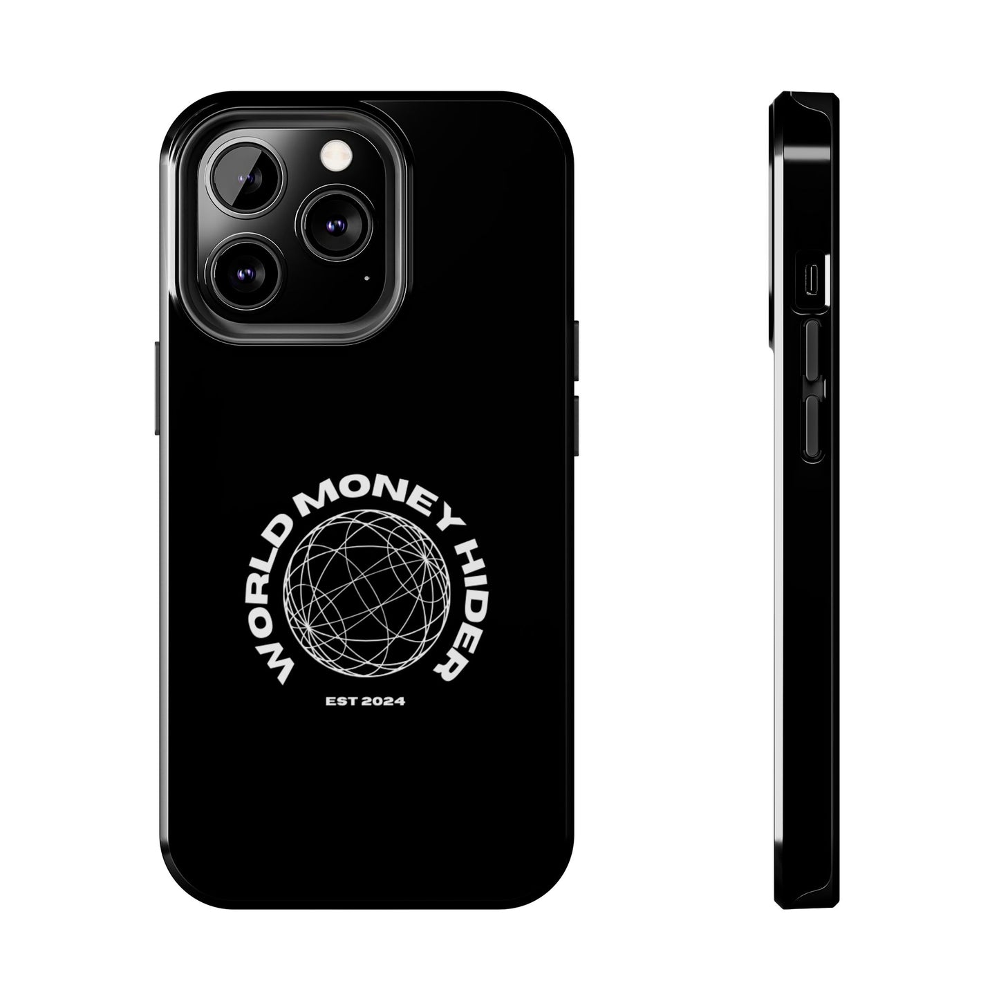Tough Phone Case - World Money Hider Design, Perfect for Minimalist Style Lovers