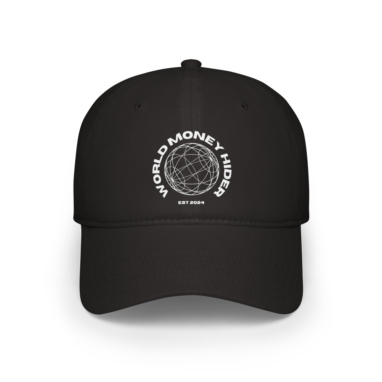 World Money Hider Low Profile Baseball Cap - Stylish & Trendy Headwear for The Modern Individual