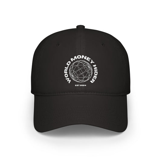 World Money Hider Low Profile Baseball Cap - Stylish & Trendy Headwear for The Modern Individual