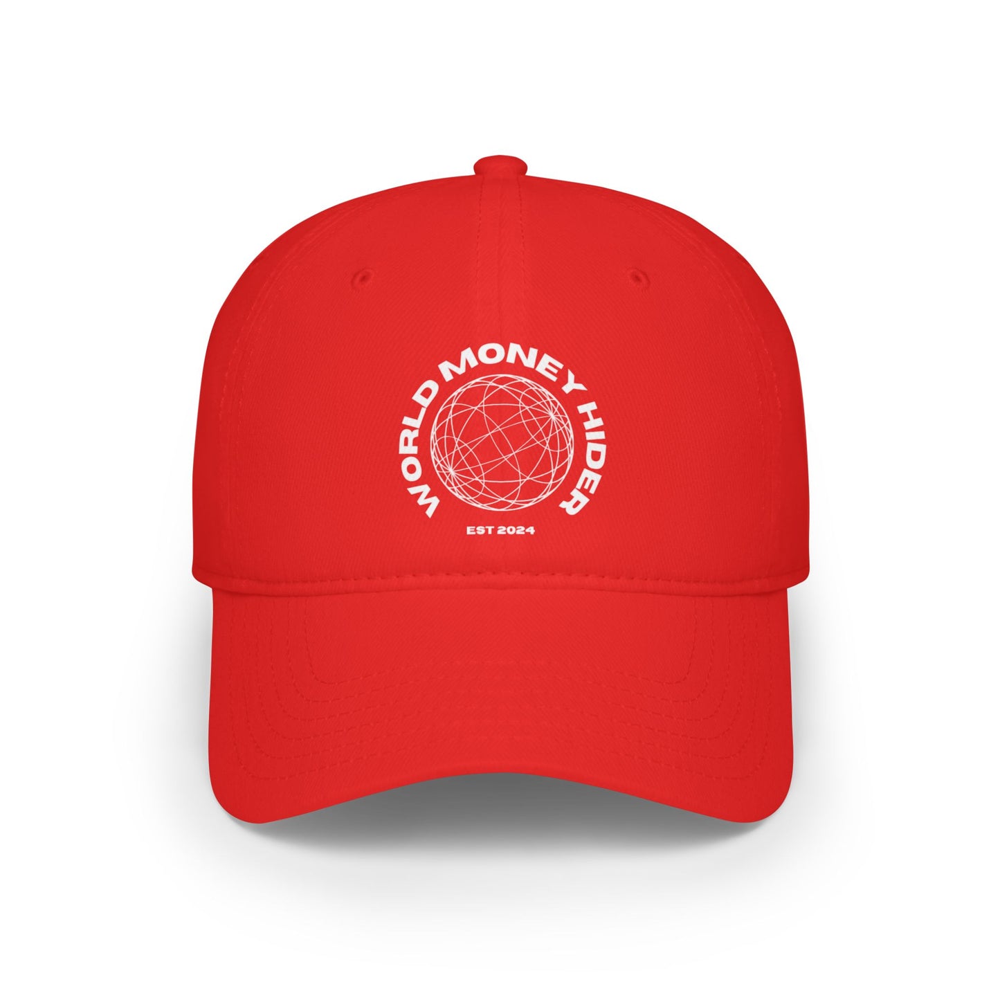 World Money Hider Low Profile Baseball Cap - Stylish & Trendy Headwear for The Modern Individual