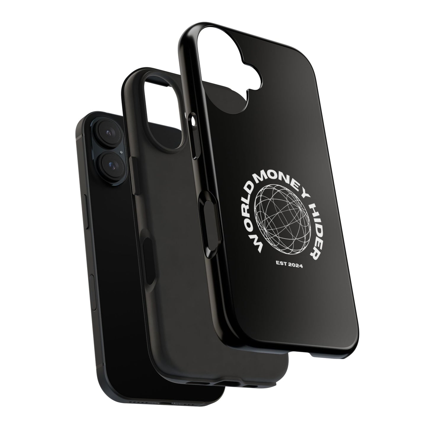 Tough Phone Case - World Money Hider Design, Perfect for Minimalist Style Lovers