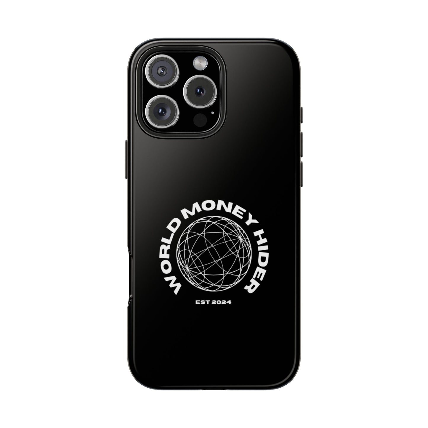 Tough Phone Case - World Money Hider Design, Perfect for Minimalist Style Lovers