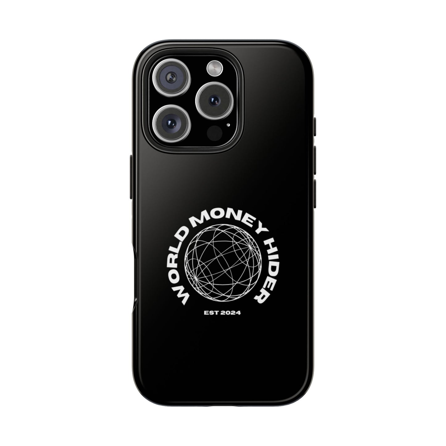 Tough Phone Case - World Money Hider Design, Perfect for Minimalist Style Lovers