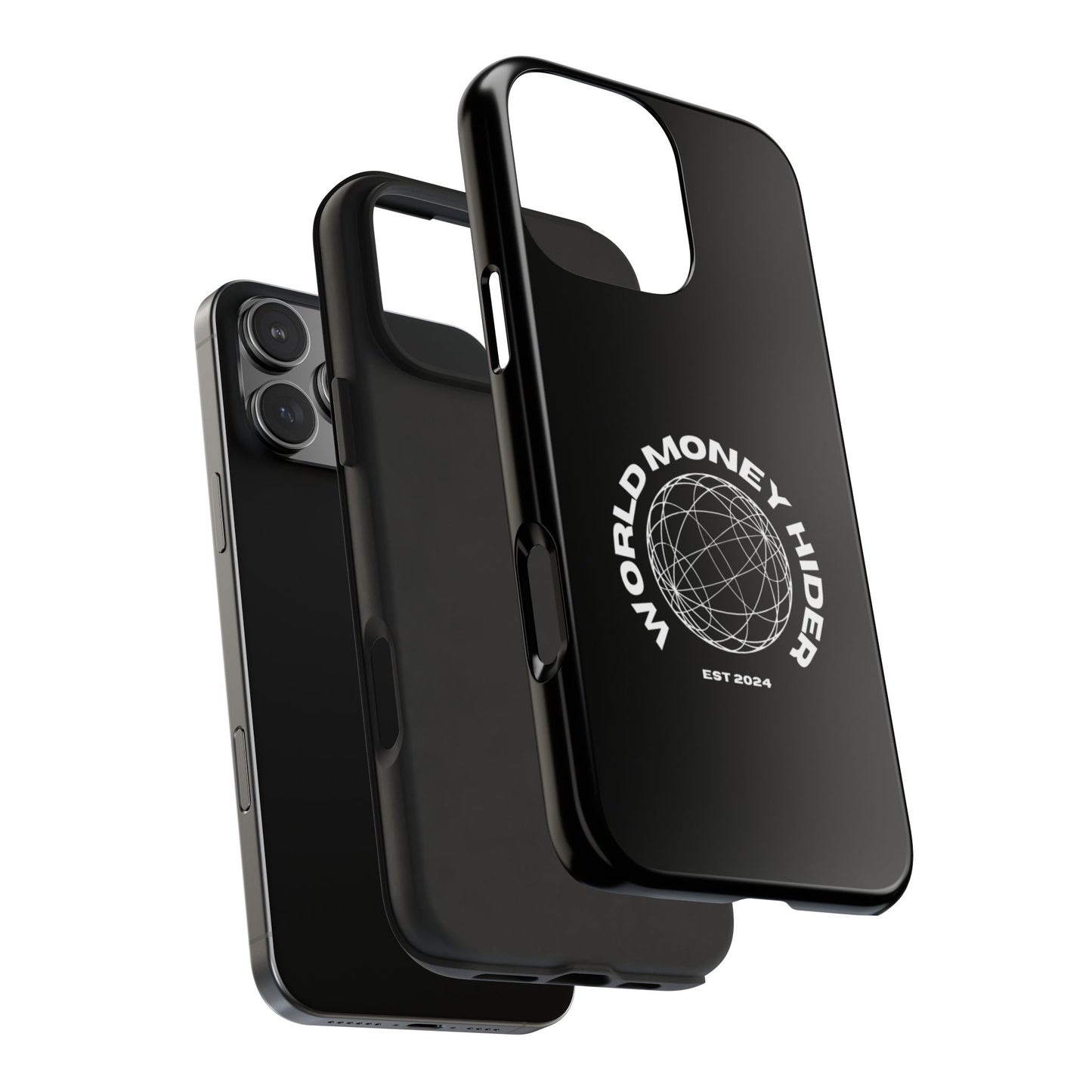 Tough Phone Case - World Money Hider Design, Perfect for Minimalist Style Lovers