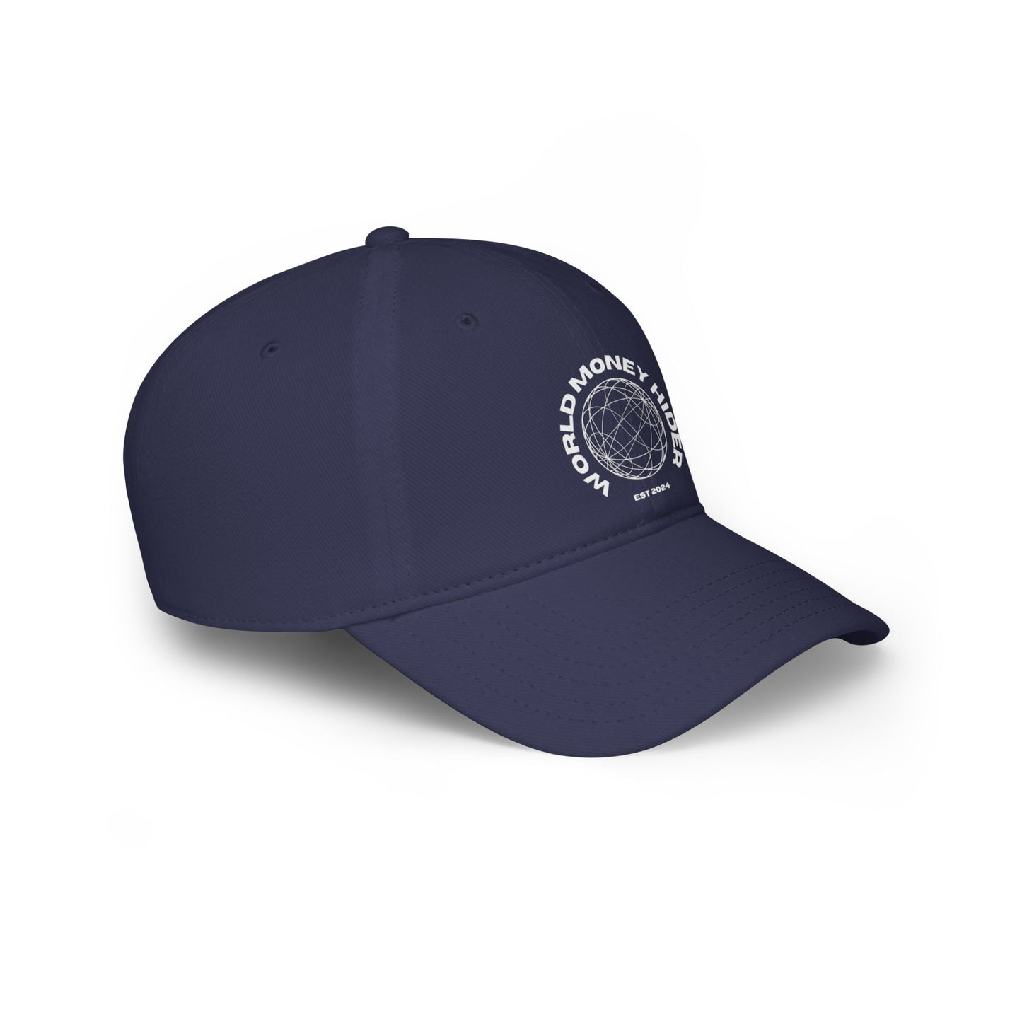 World Money Hider Low Profile Baseball Cap - Stylish & Trendy Headwear for The Modern Individual