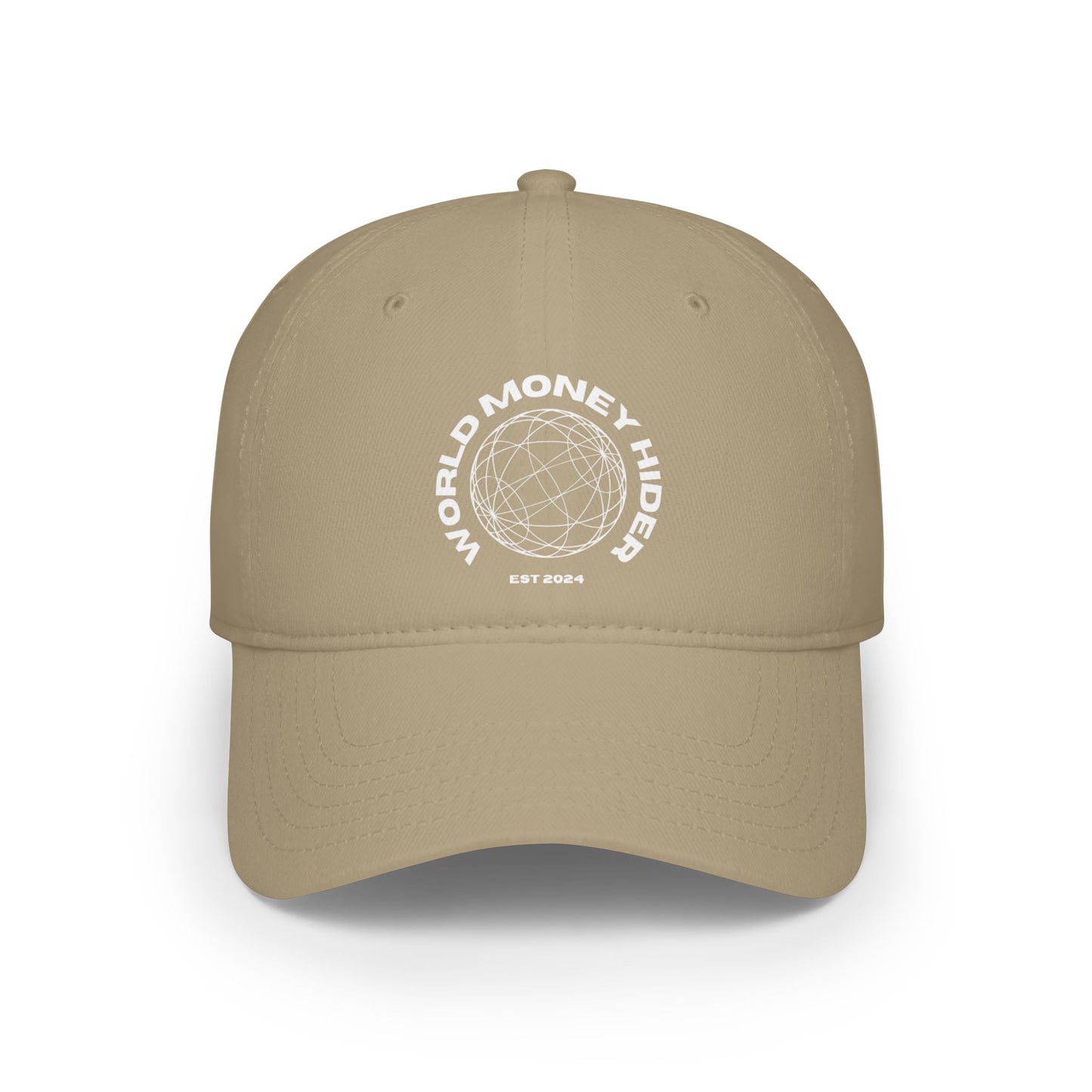 World Money Hider Low Profile Baseball Cap - Stylish & Trendy Headwear for The Modern Individual