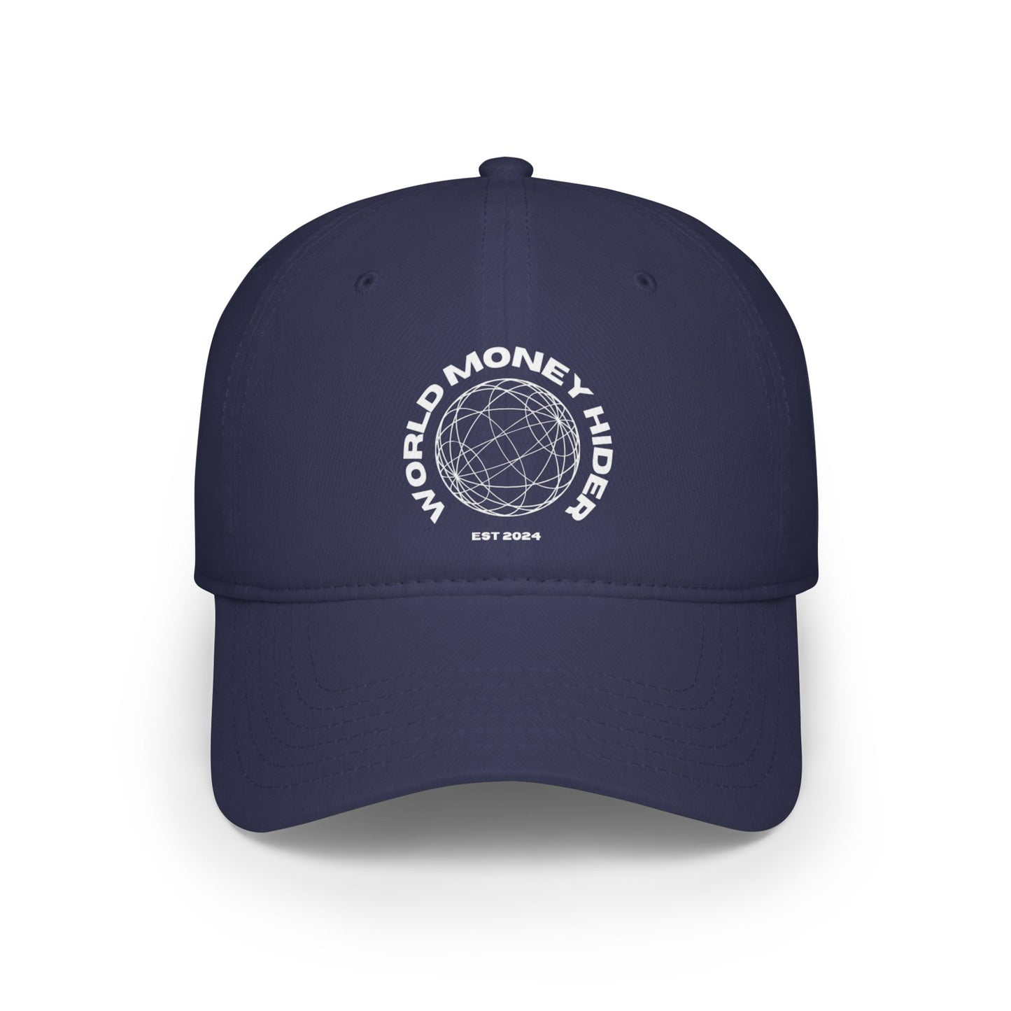 World Money Hider Low Profile Baseball Cap - Stylish & Trendy Headwear for The Modern Individual