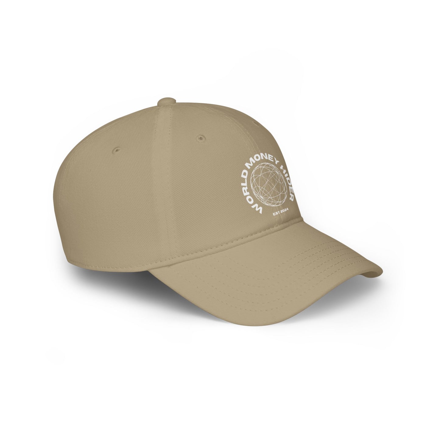 World Money Hider Low Profile Baseball Cap - Stylish & Trendy Headwear for The Modern Individual