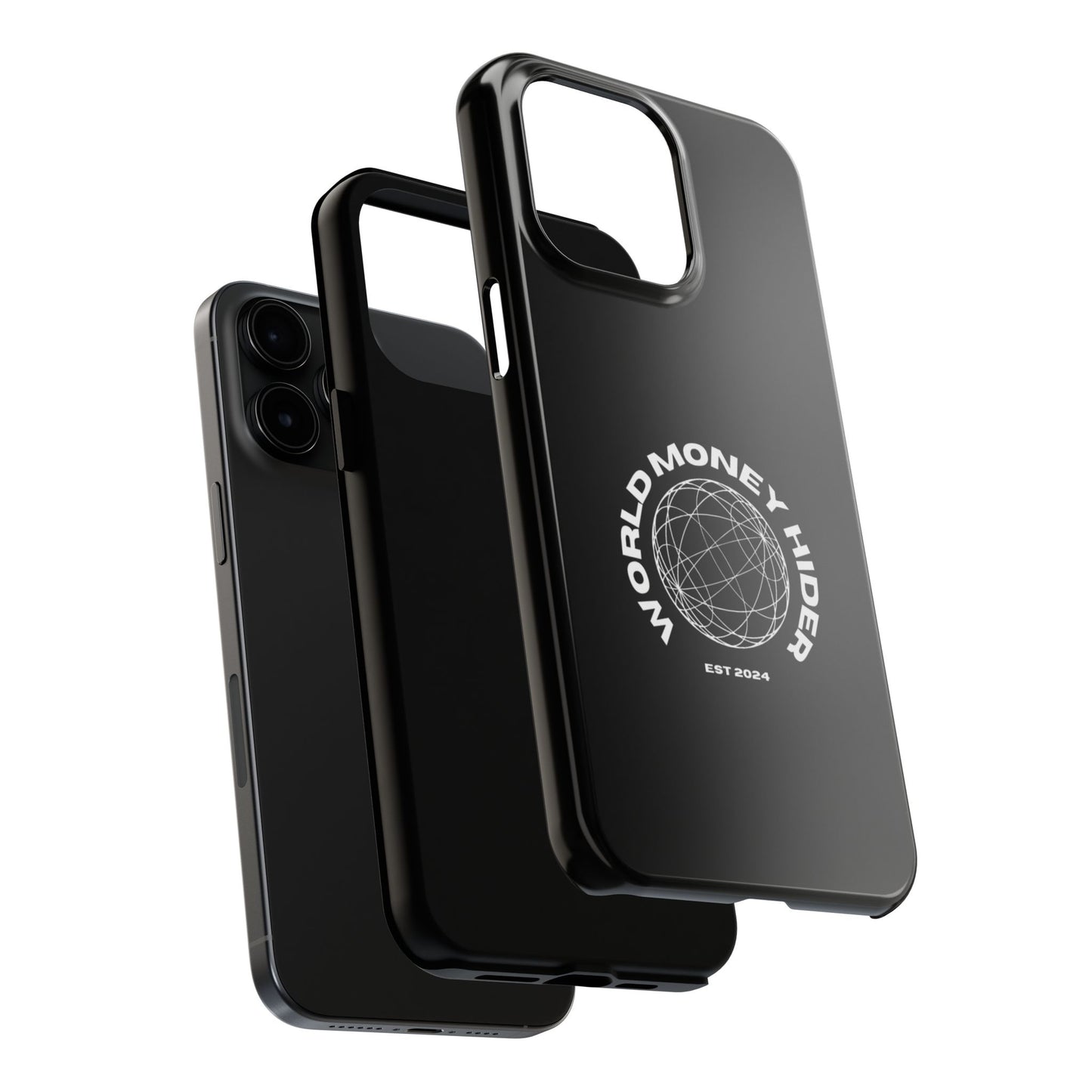 Tough Phone Case - World Money Hider Design, Perfect for Minimalist Style Lovers