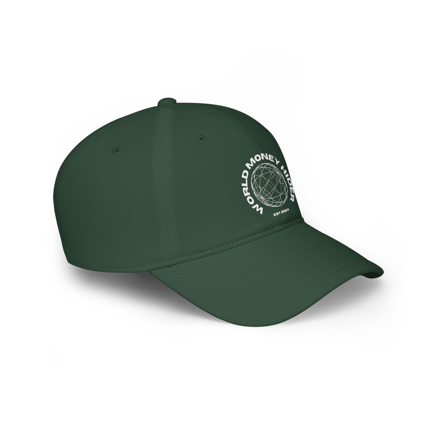 World Money Hider Low Profile Baseball Cap - Stylish & Trendy Headwear for The Modern Individual