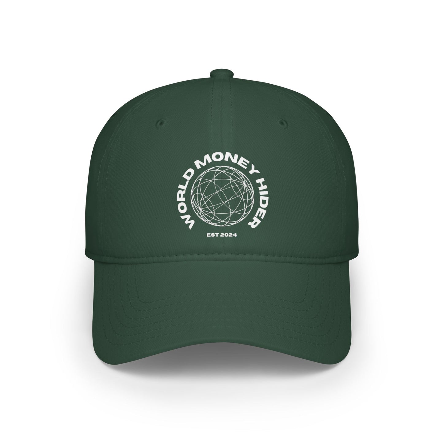 World Money Hider Low Profile Baseball Cap - Stylish & Trendy Headwear for The Modern Individual