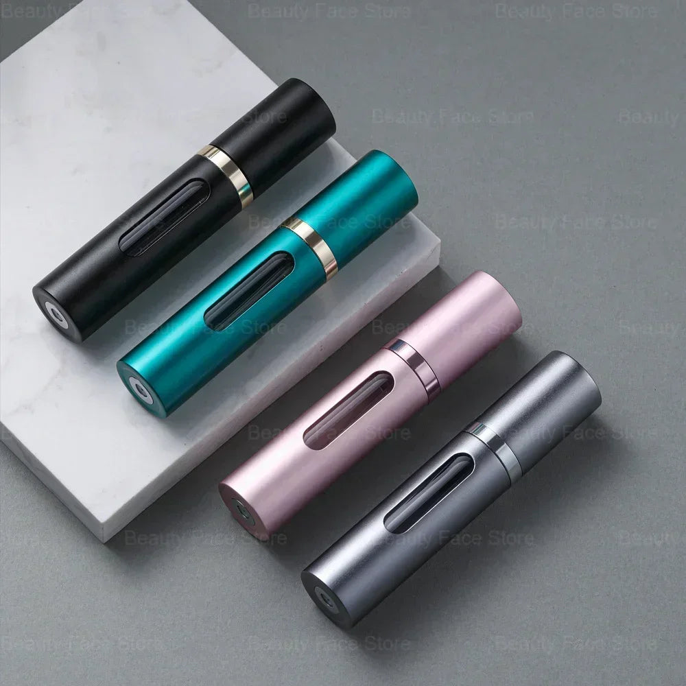 5/8ml Glass Refillable Perfume Bottle Portable Travel Spray Scent Pump Mini Cosmetic Container Bottom-Filling Atomizer