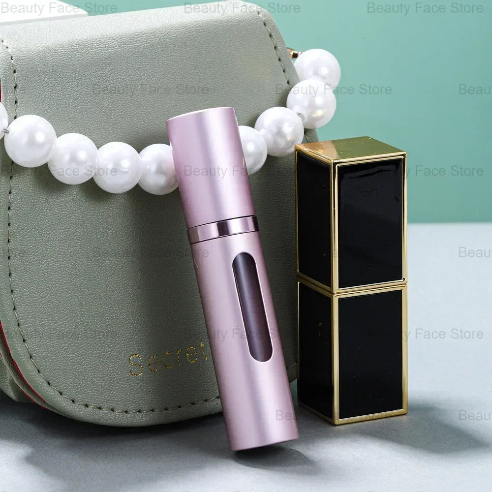 5/8ml Glass Refillable Perfume Bottle Portable Travel Spray Scent Pump Mini Cosmetic Container Bottom-Filling Atomizer